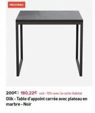 table d'appoint 
