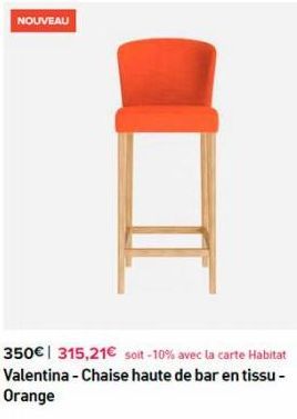 chaise haute Orange