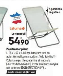 fauteuil Lafuma