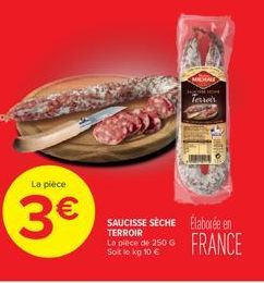 saucisse sèche 