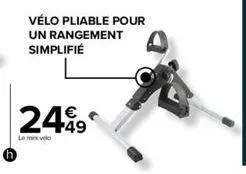 vélo pliable pour un rangement simplifié  €  24 +49  lemvilo 