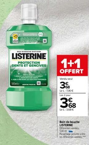 bain de bouche Listerine