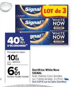 dentifrice Signal