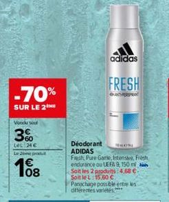 déodorant Adidas