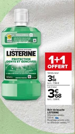 bain de bouche Listerine