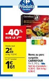 surgelés Carrefour