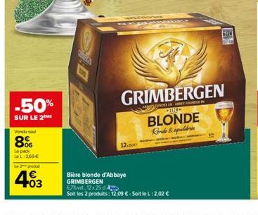 bière blonde Grimbergen