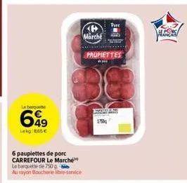 paupiettes de porc carrefour