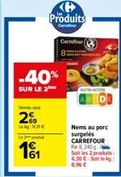 surgelés carrefour