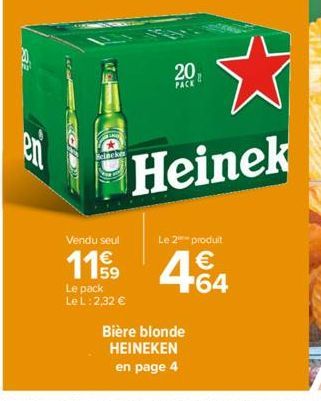 bière blonde Heineken