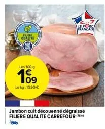 jambon cuit carrefour