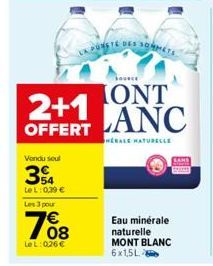 promos Mont blanc