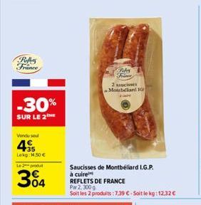 saucisses Reflets de France