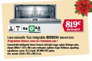 lave-vaisselle Bosch