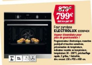 four pyrolyse Electrolux