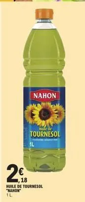 huile de tournesol 