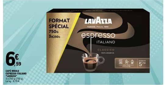 café moulu lavazza