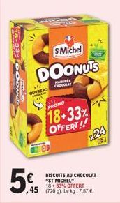 biscuits au chocolat Promo