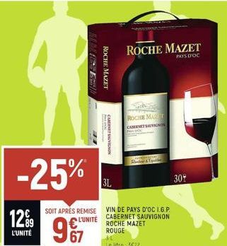 Cabernet Sauvignon Roche Mazet