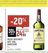 soldes Jameson