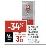 capsules de café Illy