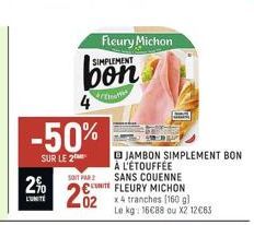 jambon Fleury Michon