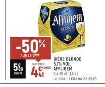 bière blonde Affligem