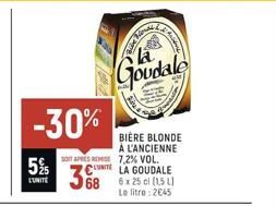 bière blonde La Goudale