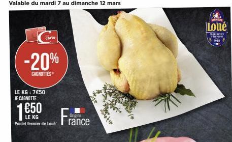 poulet fermier Loué