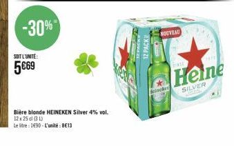 bière blonde Heineken