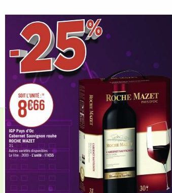 Cabernet Sauvignon Roche Mazet