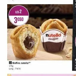 muffins nutella