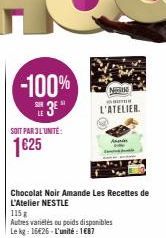 chocolat noir Nestlé