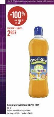 sirop Capri Sun