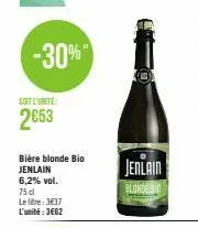 bière blonde jenlain