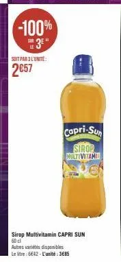 sirop capri sun