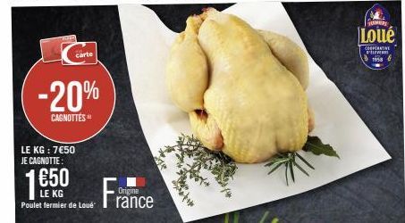 poulet fermier Loué