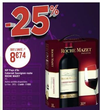 Cabernet Sauvignon Roche Mazet