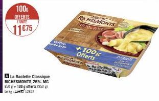 raclette RichesMonts