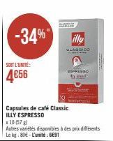 capsules de café Illy