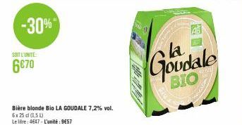 bière blonde La Goudale