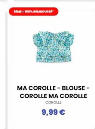 blouse corolle