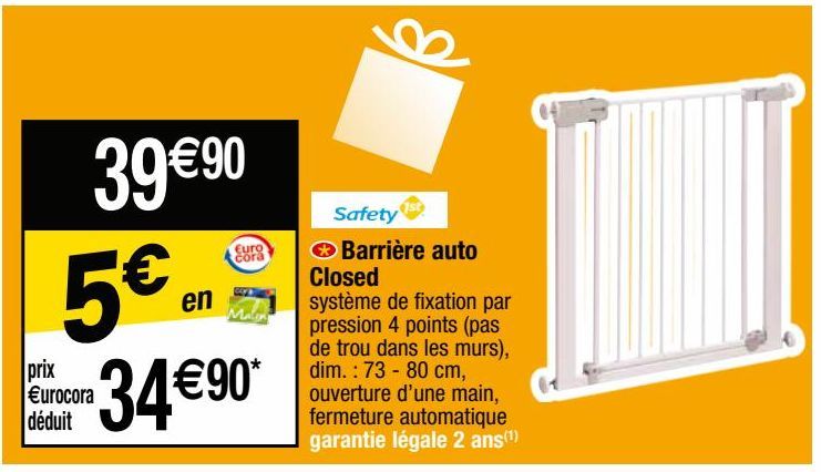 barrière de sécurité Safety