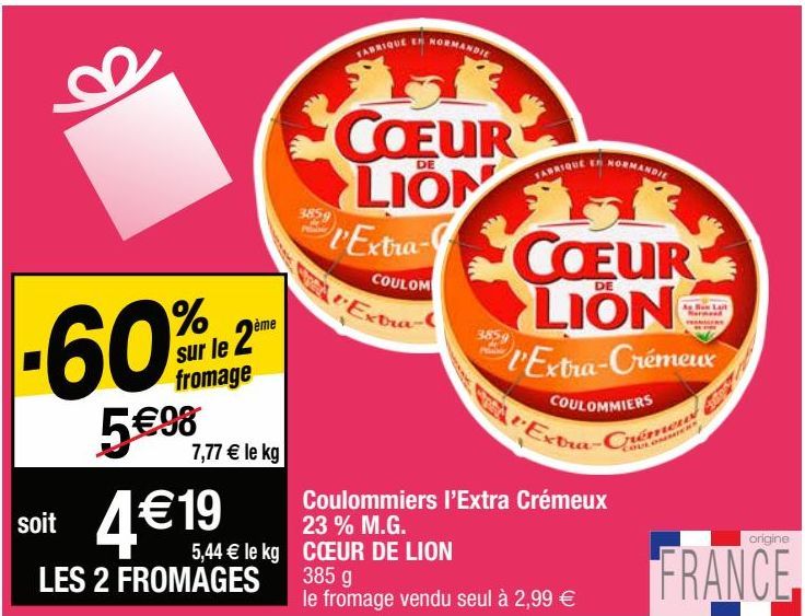 fromage Coeur de Lion