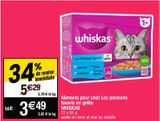 Aliments pour animaux Whiskas offre à 3,49€ sur Cora