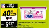 Lessive en capsules Omo offre à 5,67€ sur Cora