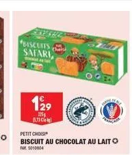 biscuits safari  1929  115  870  petit choisi  biscuit au chocolat au lait rat 5010804  wh  prancane 