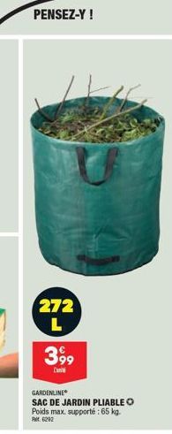 sac de jardin pliable 