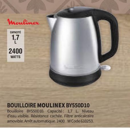 bouilloire Moulinex
