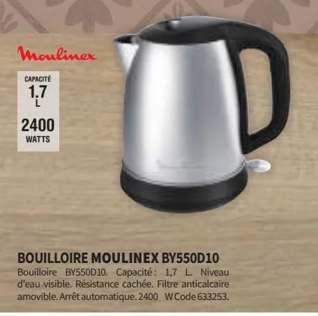 bouilloire moulinex